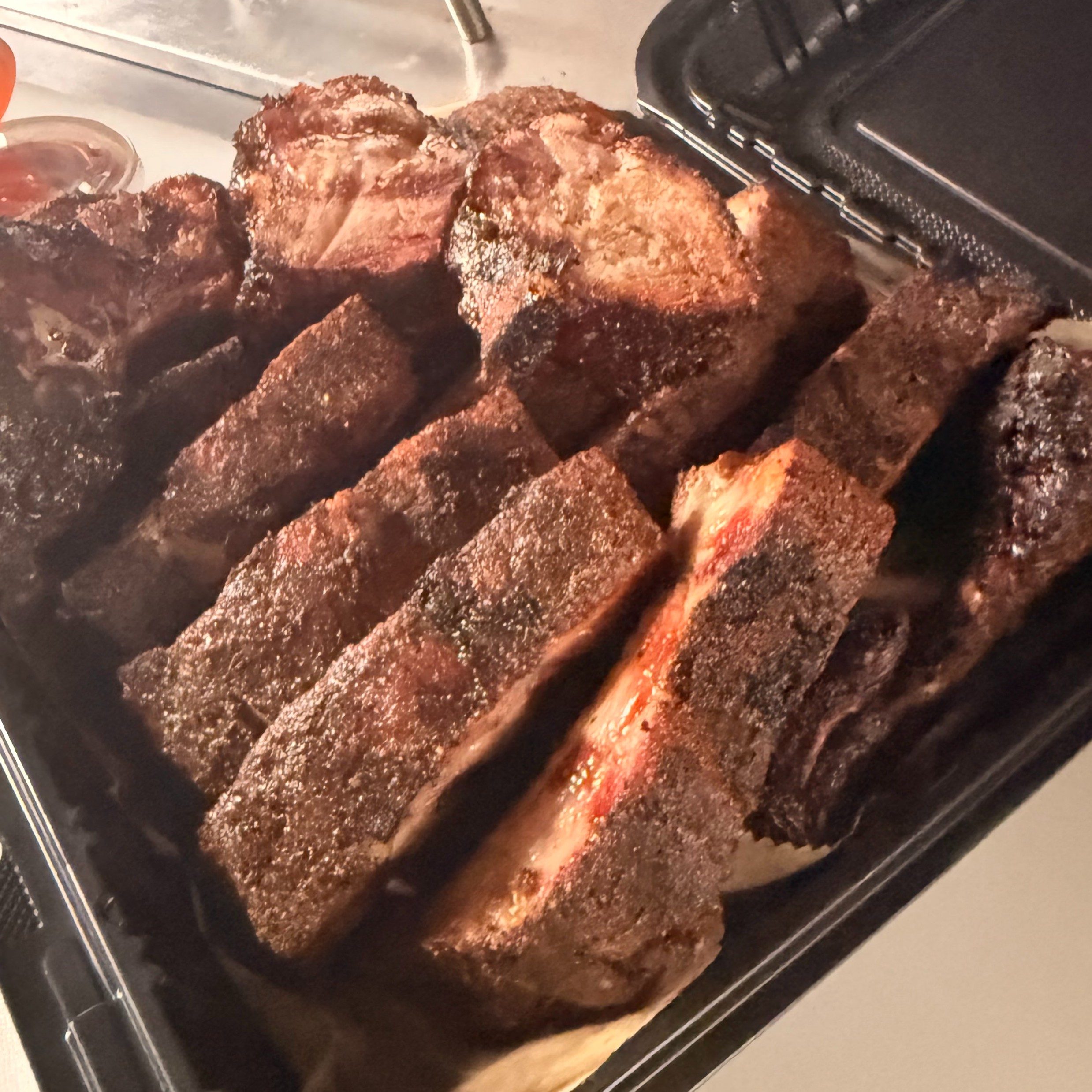 Full Rack Baby Back Ribs.